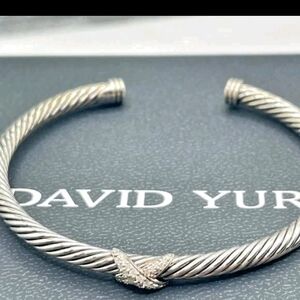 David Yurman Silver Cable Bracelet